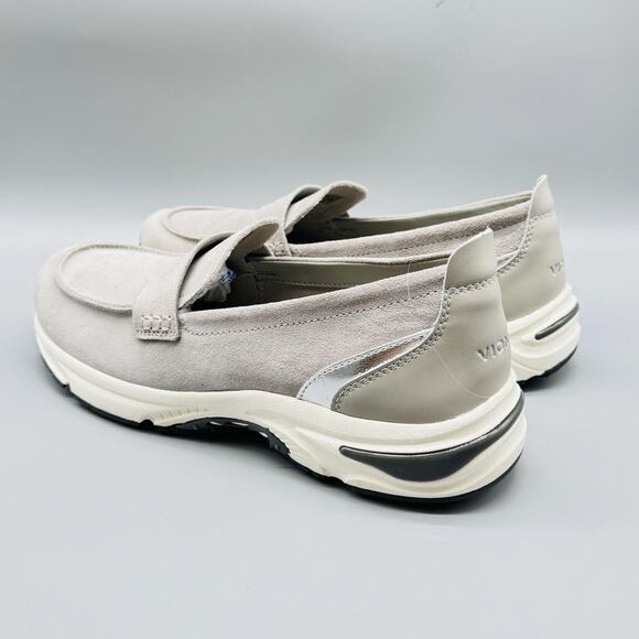 Vionic Shoes Womens 10.5 Gray Suede 23Walk Casual Loafer Sneaker Sole Orthotic - Picture 6 of 12